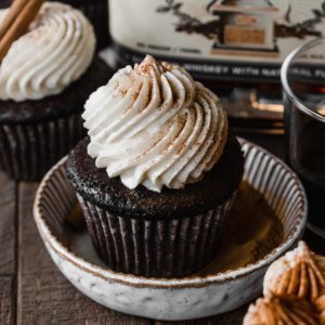 Coffee Bourbon Chocolate Cupcakes