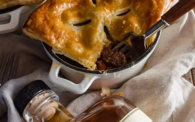 BOURBON-BRAISED BEEF POT PIE