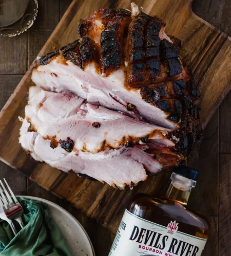 Bourbon Glazed Ham